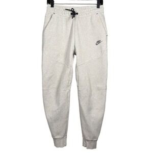 NIKE Men's Revival Tech Fleece Jogger, Heather Gray, Size Small